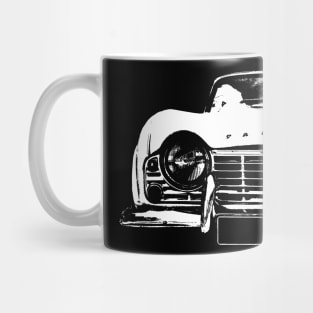 Triumph TR4 British classic car monoblock white Mug